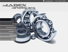 Tablet Screenshot of madex.cz