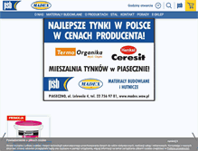 Tablet Screenshot of madex.waw.pl