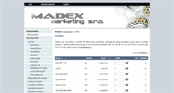 Desktop Screenshot of eshop.madex.cz