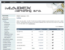 Tablet Screenshot of eshop.madex.cz